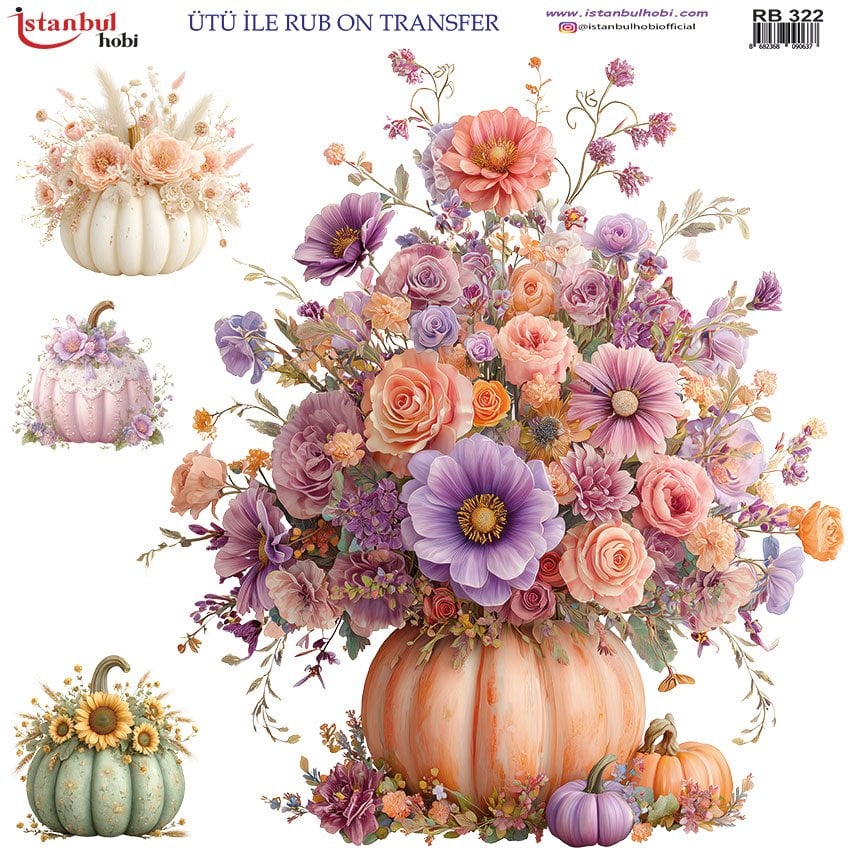 Ütü İle Rub On Transfer 30x30cm RB322