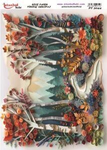 Pirinç Dekopaj Kağıdı 30x42cm PT-3045