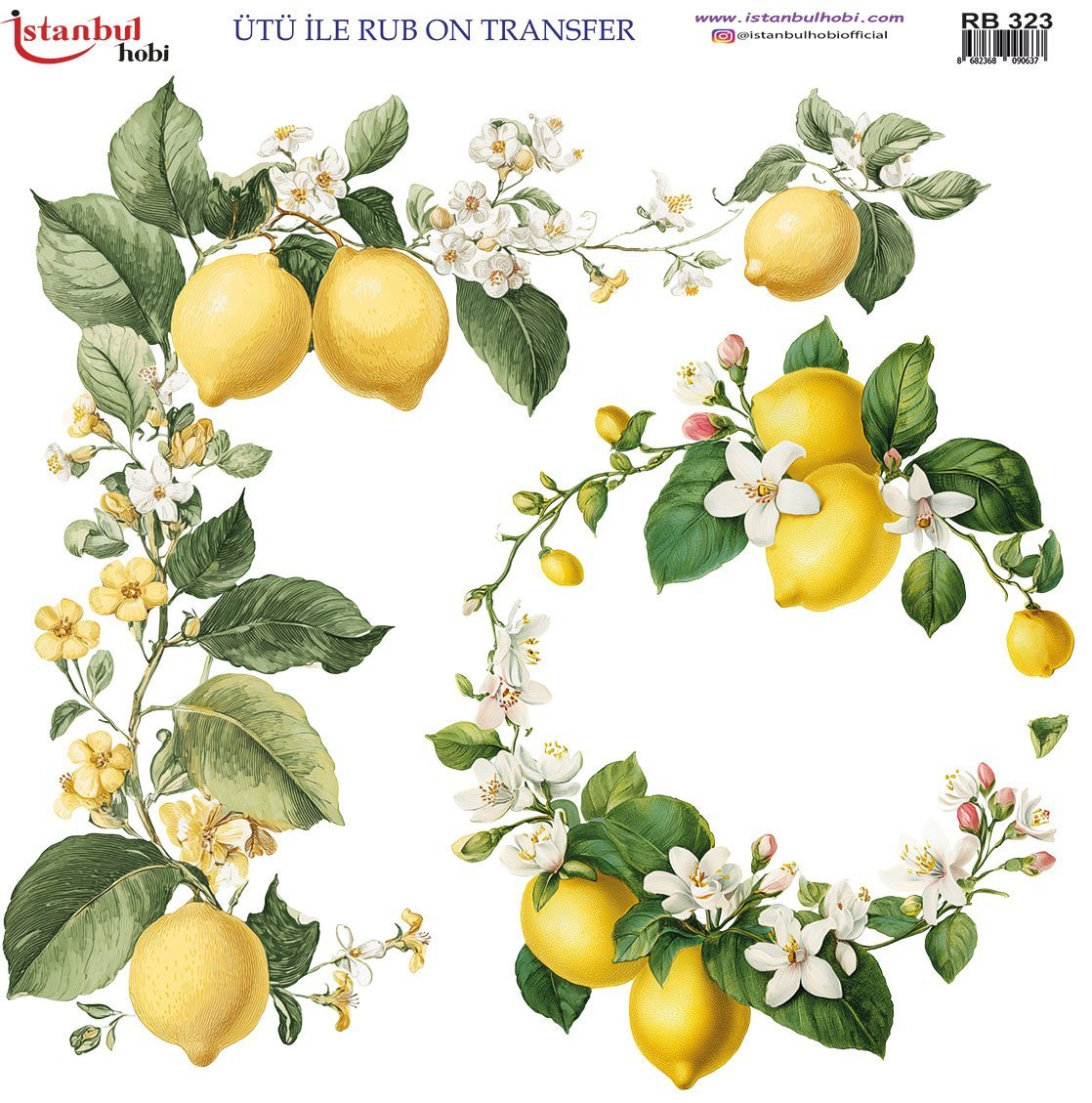 Ütü İle Rub On Transfer 30x30cm RB323