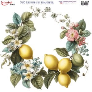 Ütü İle Rub On Transfer 30x30cm RB324