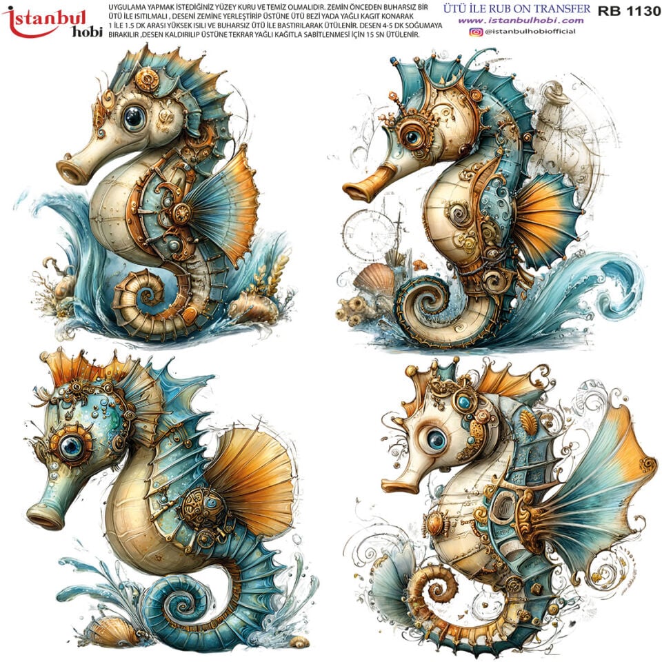 Ütü İle Rub On Transfer 30x30cm RB1130