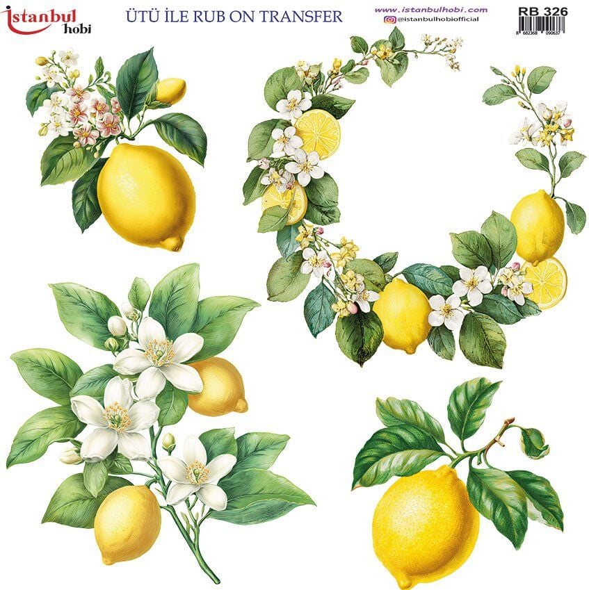 Ütü İle Rub On Transfer 30x30cm RB326