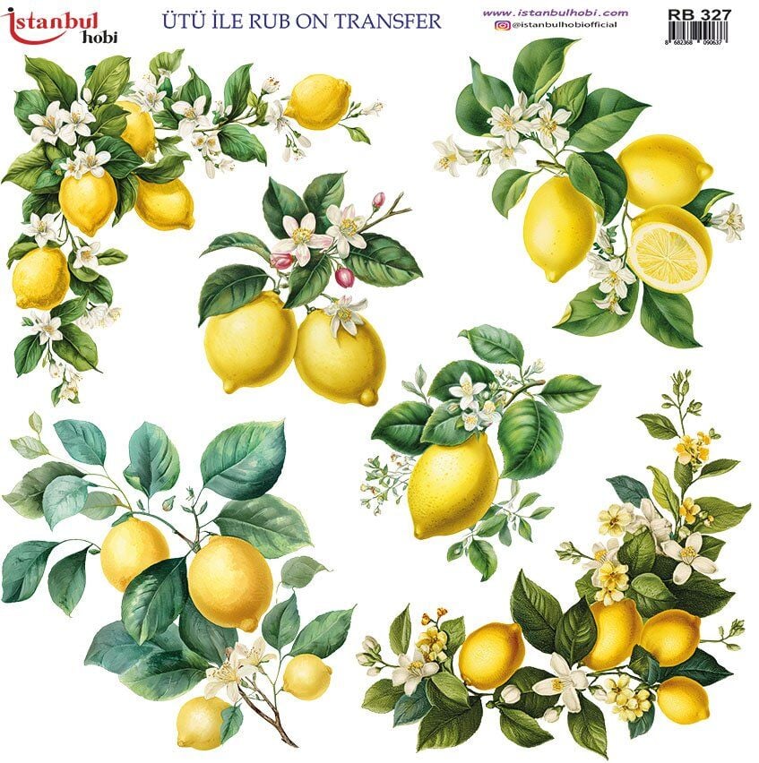 Ütü İle Rub On Transfer 30x30cm RB327
