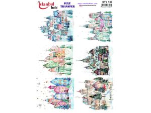 Yılbaşı Sulu Transfer Kağıdı 25x35cm STY-139