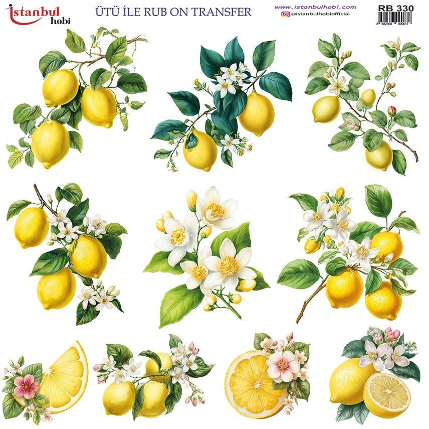 Ütü İle Rub On Transfer 30x30cm RB330