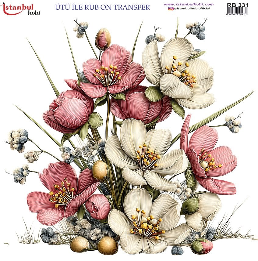 Ütü İle Rub On Transfer 30x30cm RB331