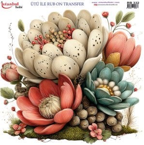 Ütü İle Rub On Transfer 30x30cm RB332