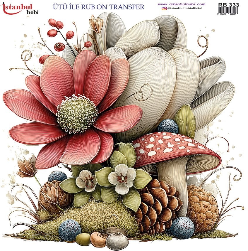 Ütü İle Rub On Transfer 30x30cm RB333