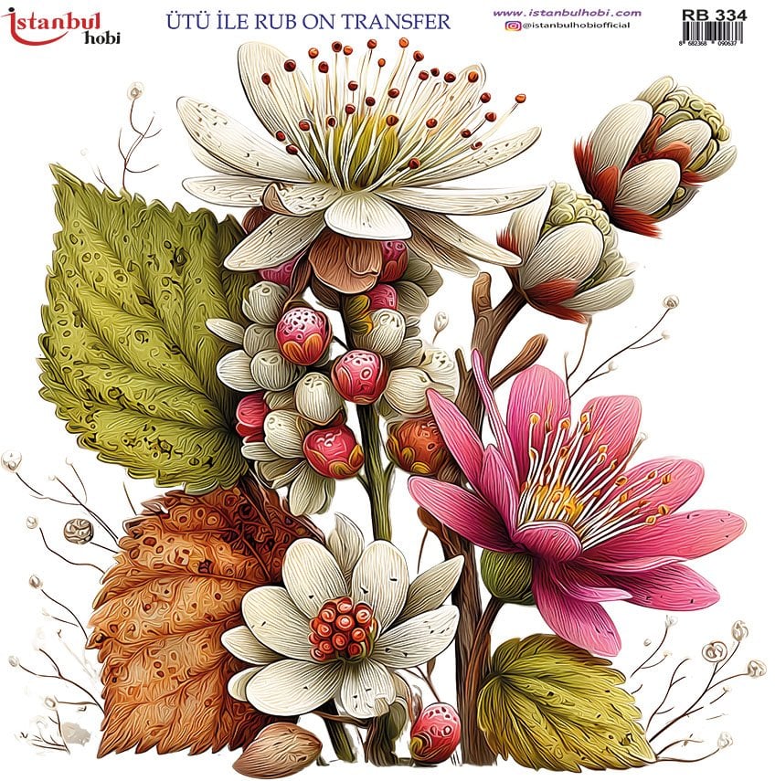 Ütü İle Rub On Transfer 30x30cm RB334