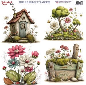 Ütü İle Rub On Transfer 30x30cm RB336