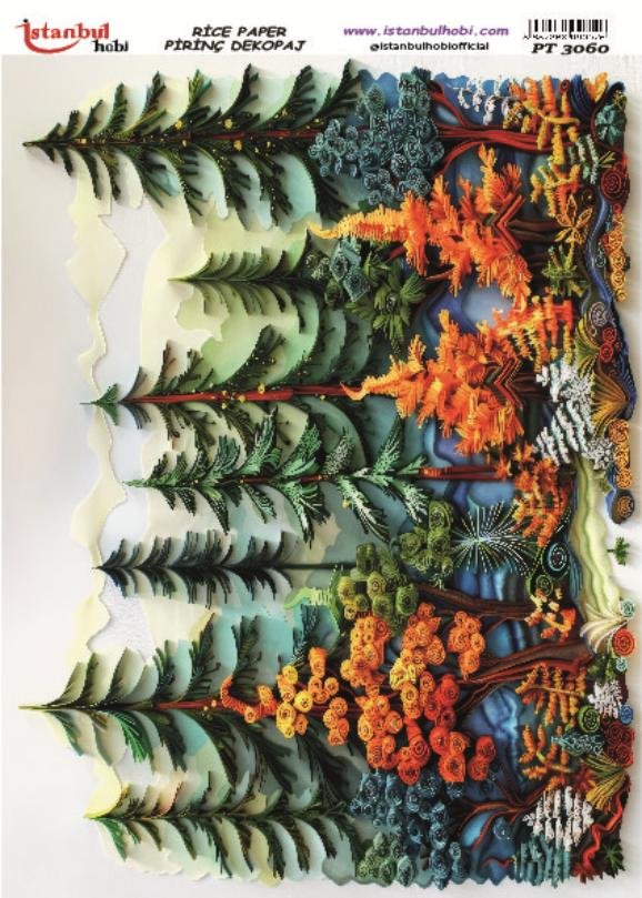 Pirinç Dekopaj Kağıdı 30x42cm PT-3060