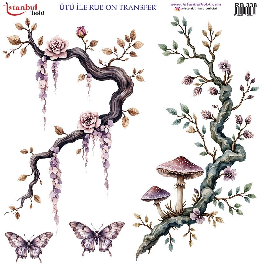 Ütü İle Rub On Transfer 30x30cm RB338
