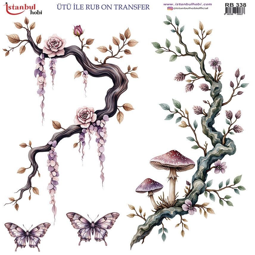 Ütü İle Rub On Transfer 30x30cm RB338