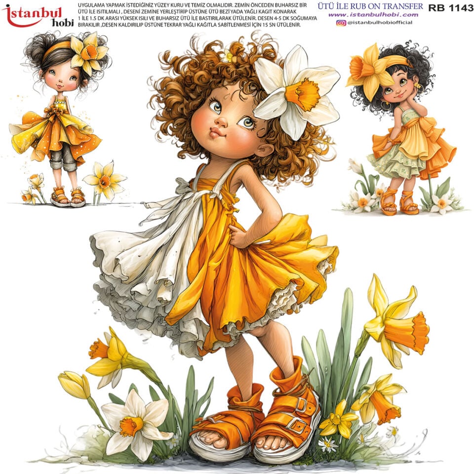 Ütü İle Rub On Transfer 30x30cm RB1143