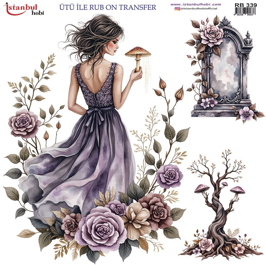 Ütü İle Rub On Transfer 30x30cm RB339