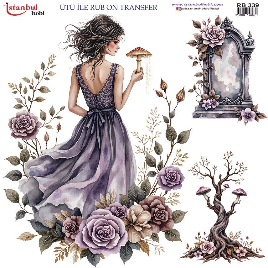 Ütü İle Rub On Transfer 30x30cm RB339