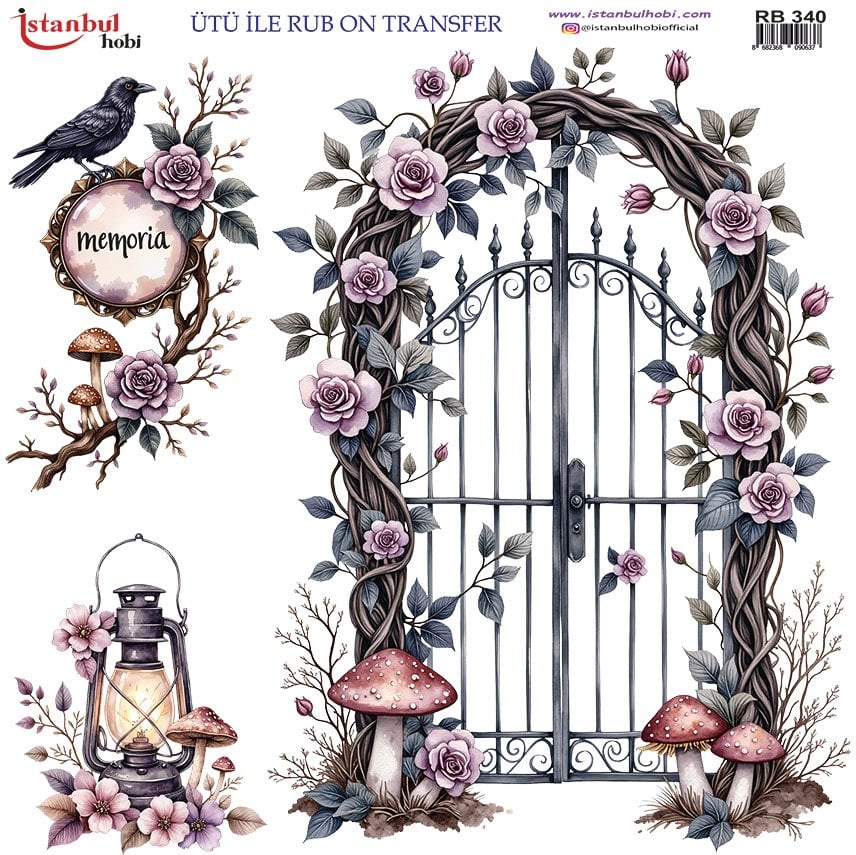 Ütü İle Rub On Transfer 30x30cm RB340