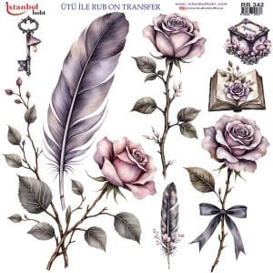 Ütü İle Rub On Transfer 30x30cm RB342
