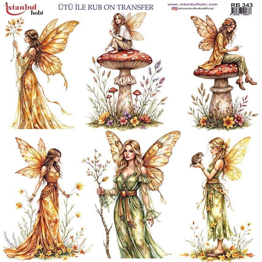 Ütü İle Rub On Transfer 30x30cm RB343