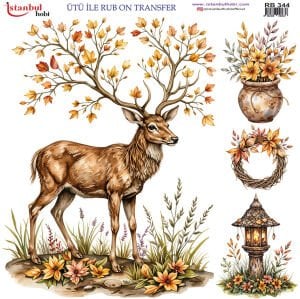 Ütü İle Rub On Transfer 30x30cm RB344