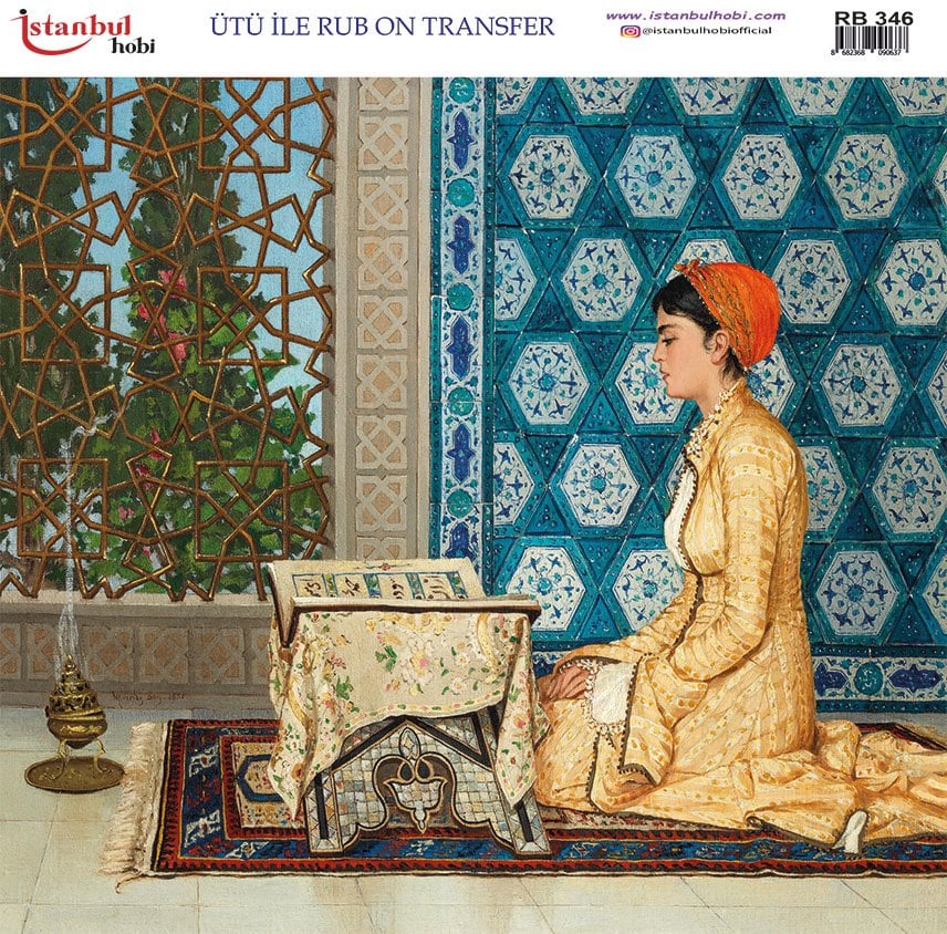 Ütü İle Rub On Transfer 30x30cm RB346