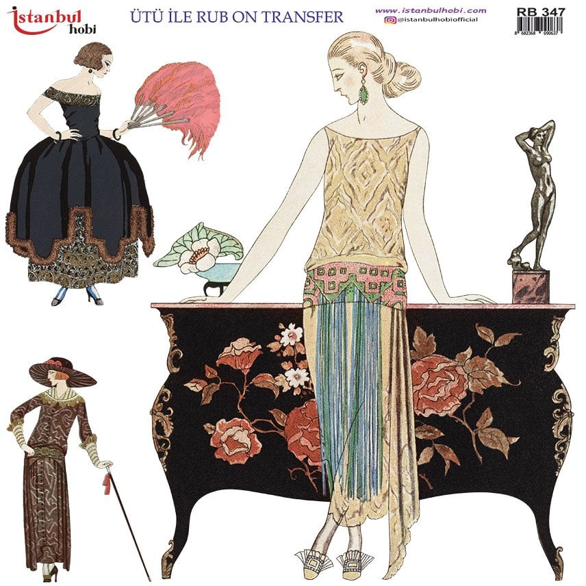 Ütü İle Rub On Transfer 30x30cm RB347