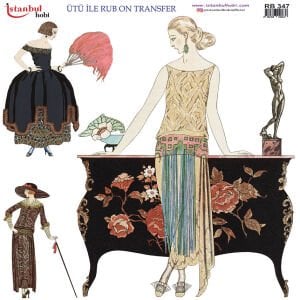 Ütü İle Rub On Transfer 30x30cm RB347