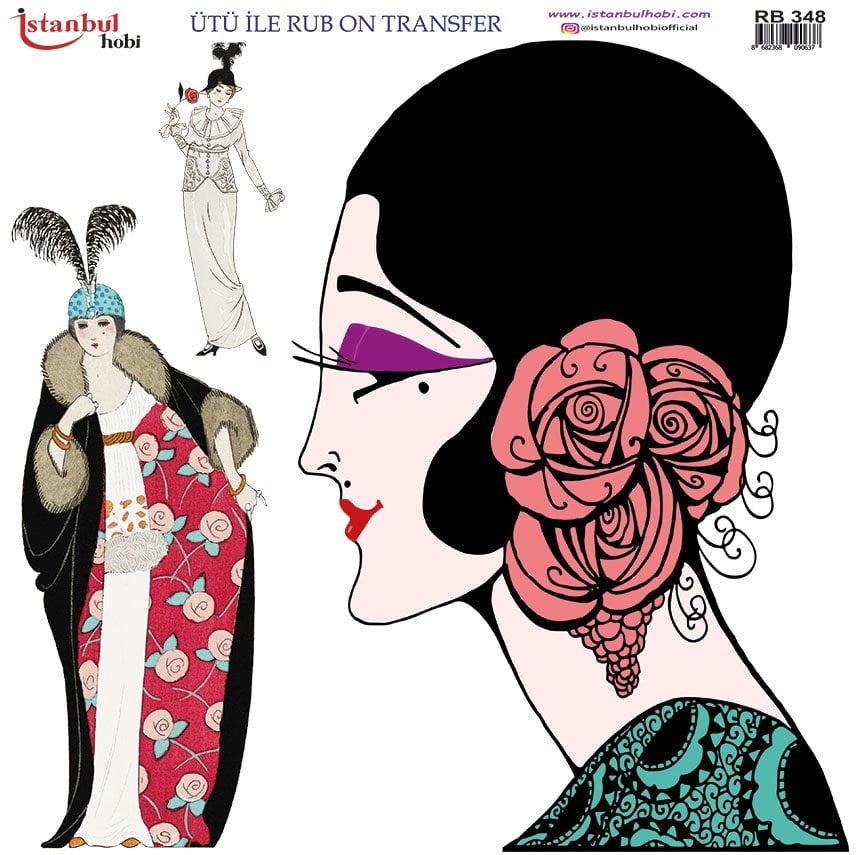 Ütü İle Rub On Transfer 30x30cm RB348
