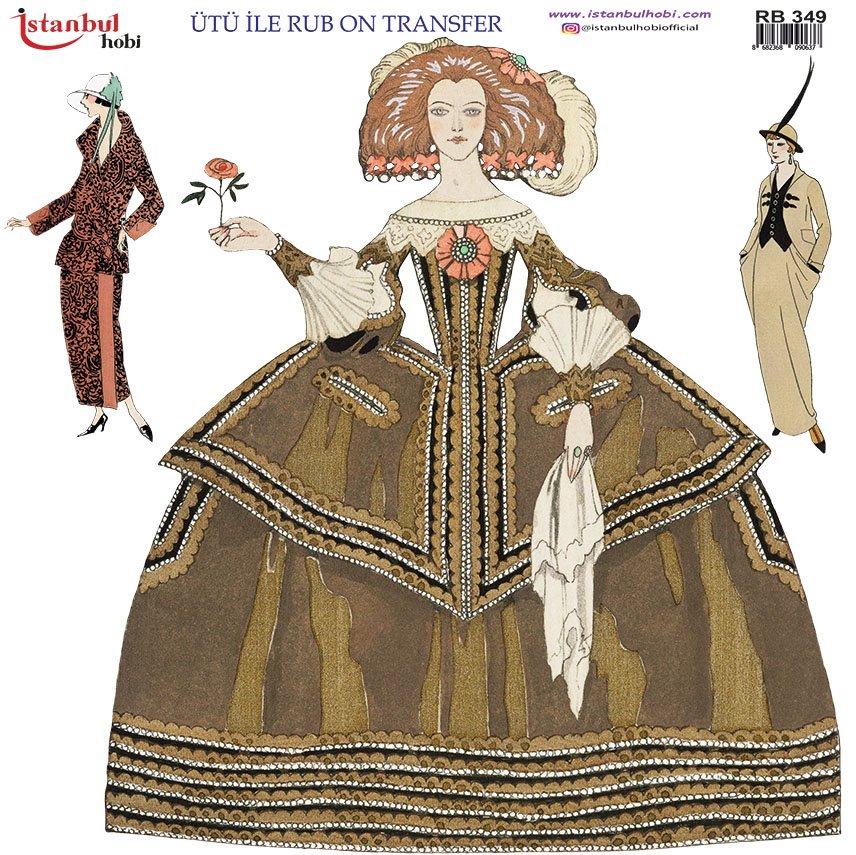 Ütü İle Rub On Transfer 30x30cm RB349