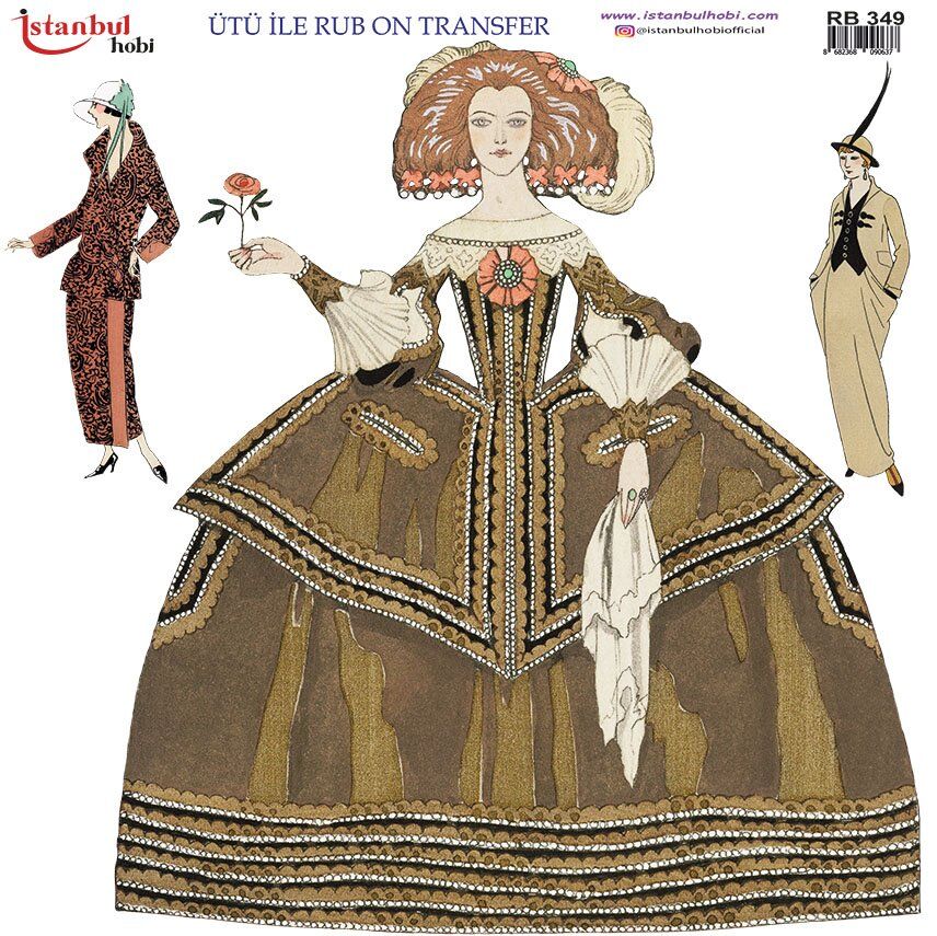 Ütü İle Rub On Transfer 30x30cm RB349