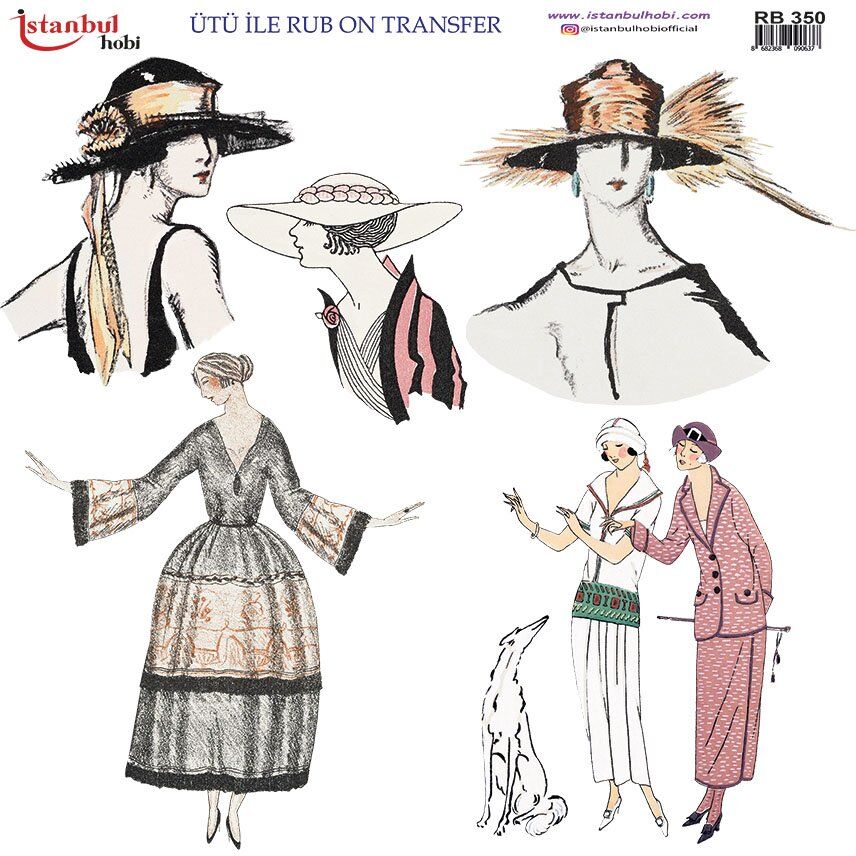 Ütü İle Rub On Transfer 30x30cm RB350