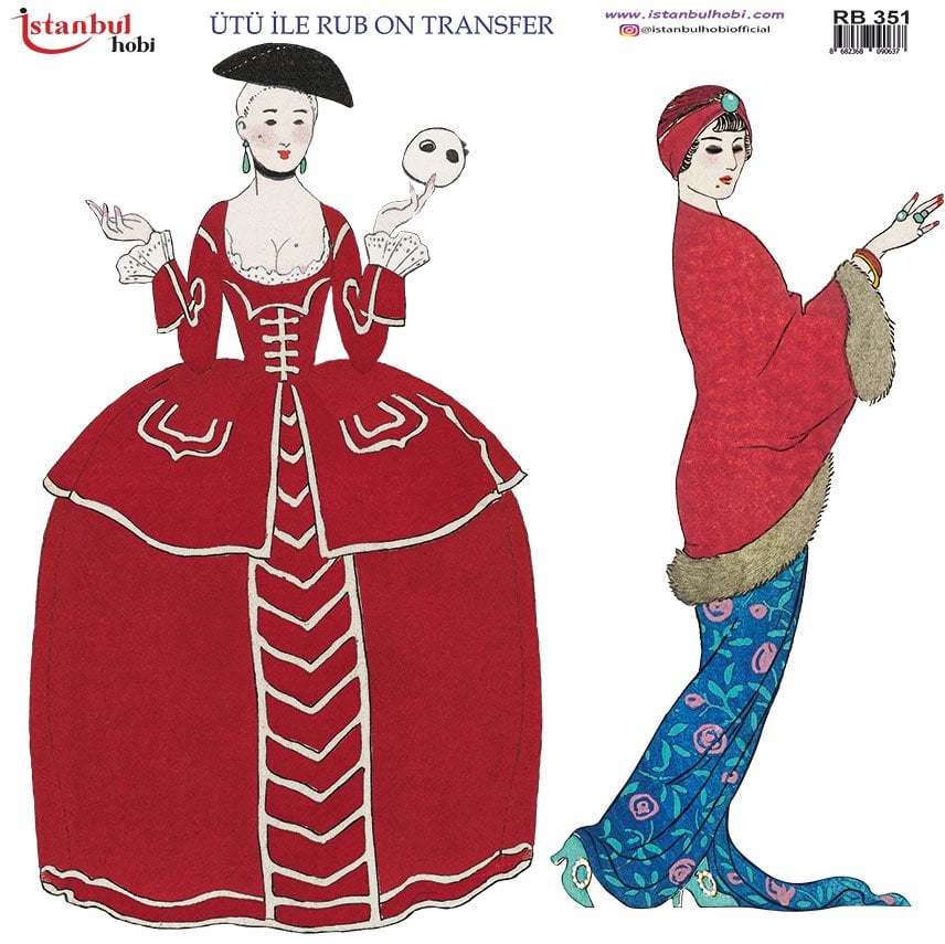 Ütü İle Rub On Transfer 30x30cm RB351