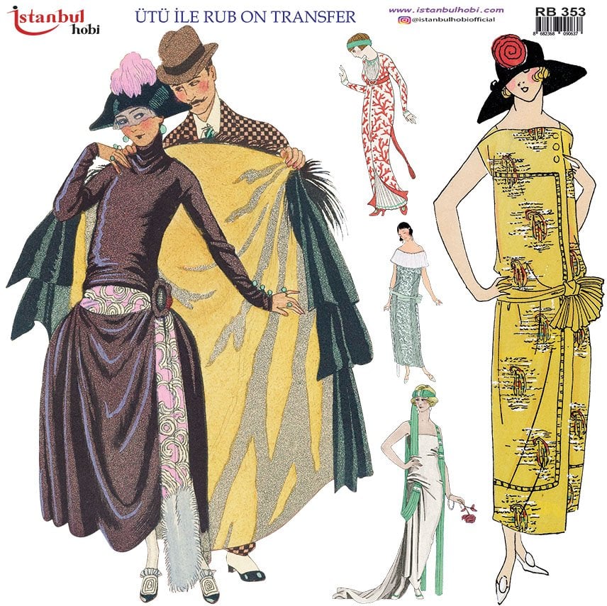 Ütü İle Rub On Transfer 30x30cm RB353