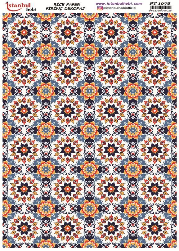 Pirinç Dekopaj Kağıdı 30x42cm PT-1078