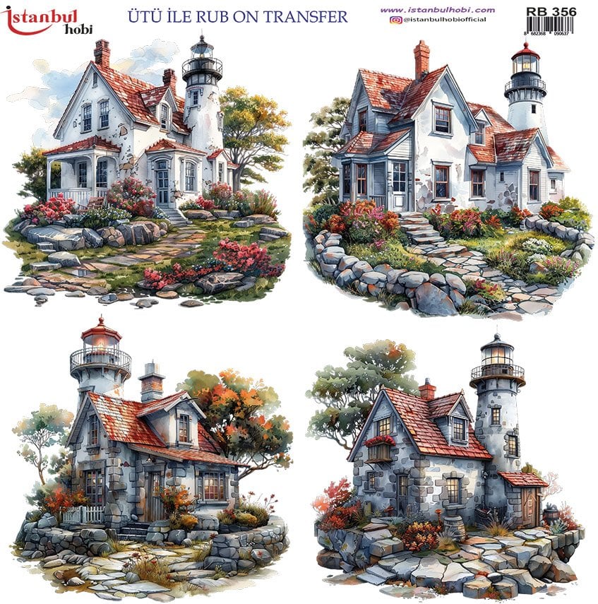 Ütü İle Rub On Transfer 30x30cm RB356