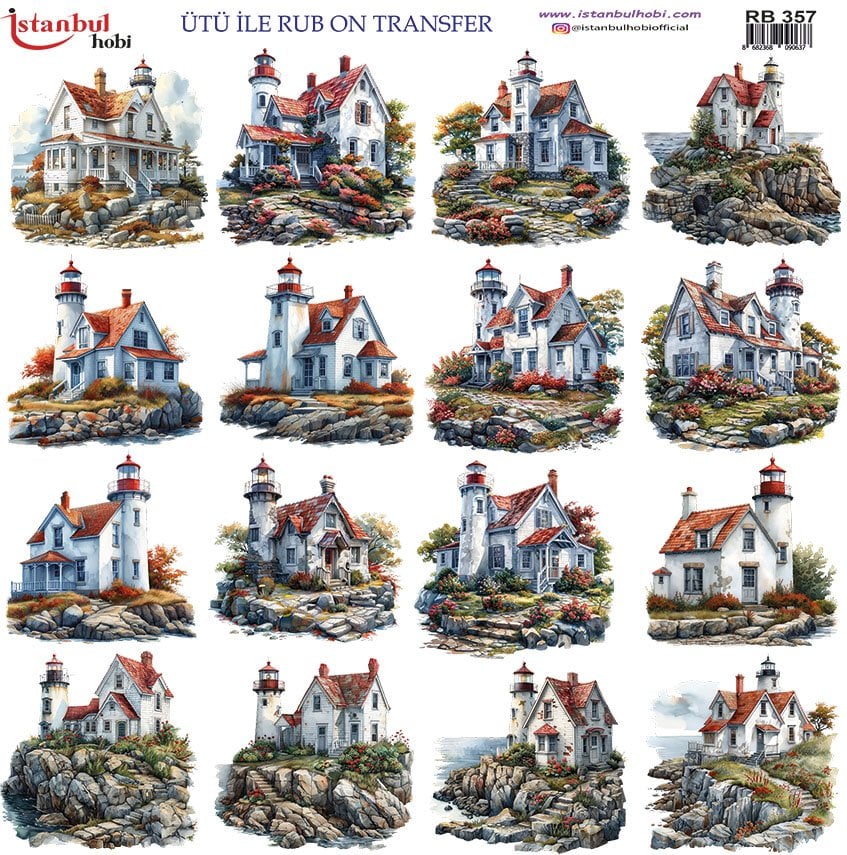 Ütü İle Rub On Transfer 30x30cm RB357