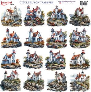 Ütü İle Rub On Transfer 30x30cm RB357