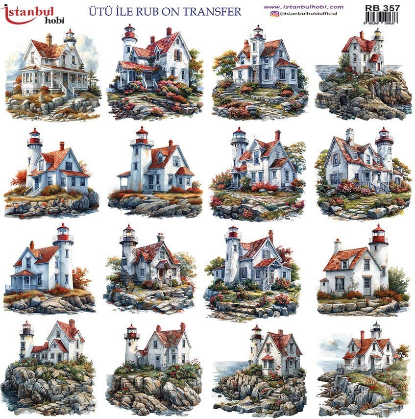 Ütü İle Rub On Transfer 30x30cm RB357