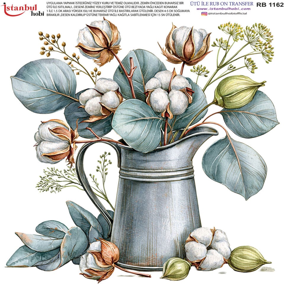 Ütü İle Rub On Transfer 30x30cm RB1162