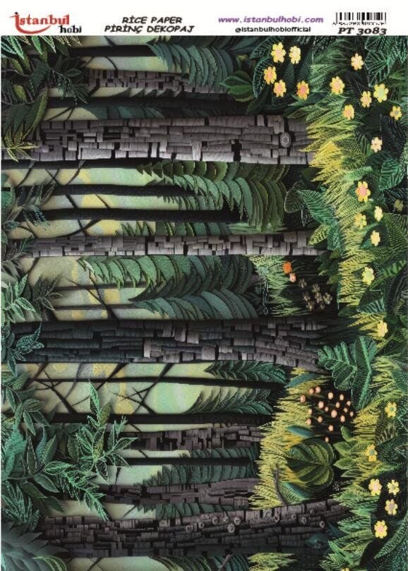 Pirinç Dekopaj Kağıdı 30x42cm PT-3083
