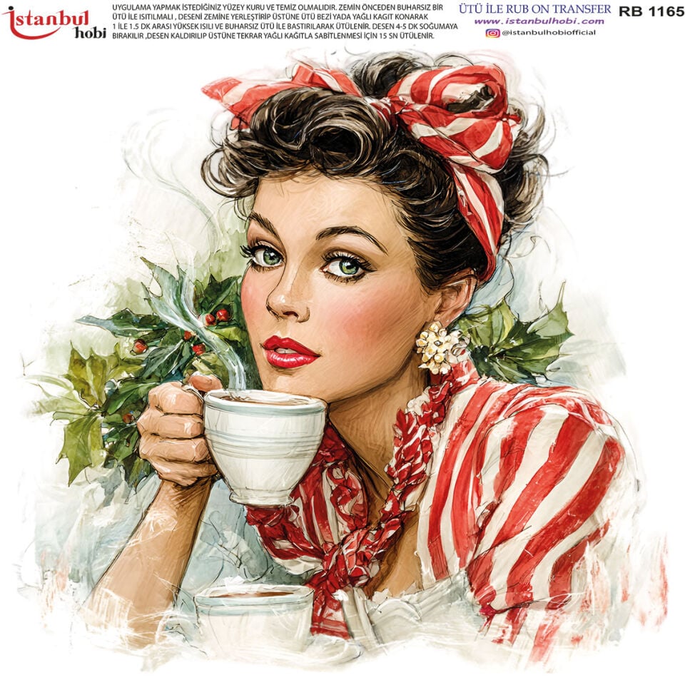 Ütü İle Rub On Transfer 30x30cm RB1165