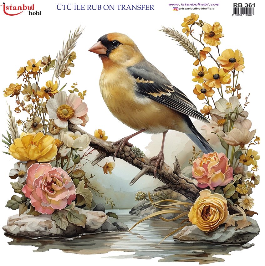 Ütü İle Rub On Transfer 30x30cm RB361