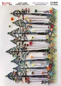 Pirinç Dekopaj Kağıdı 30x42cm PT-3084