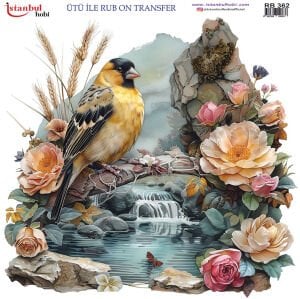 Ütü İle Rub On Transfer 30x30cm RB362