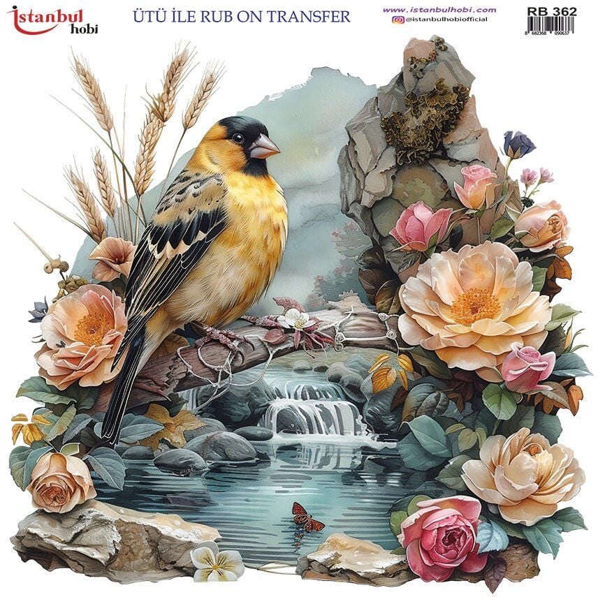 Ütü İle Rub On Transfer 30x30cm RB362