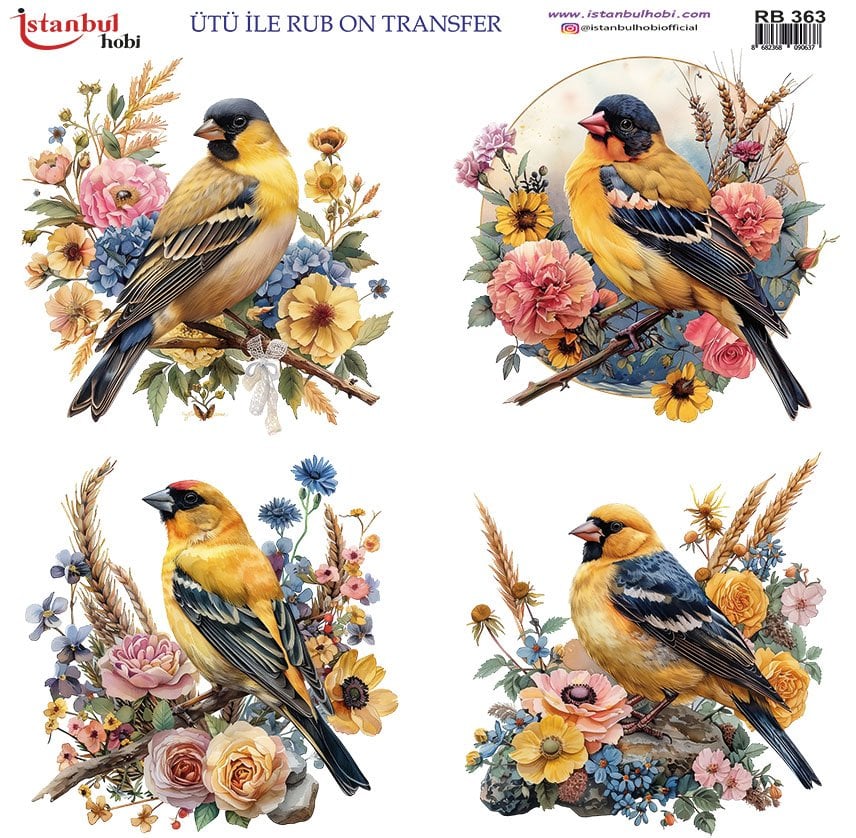 Ütü İle Rub On Transfer 30x30cm RB363