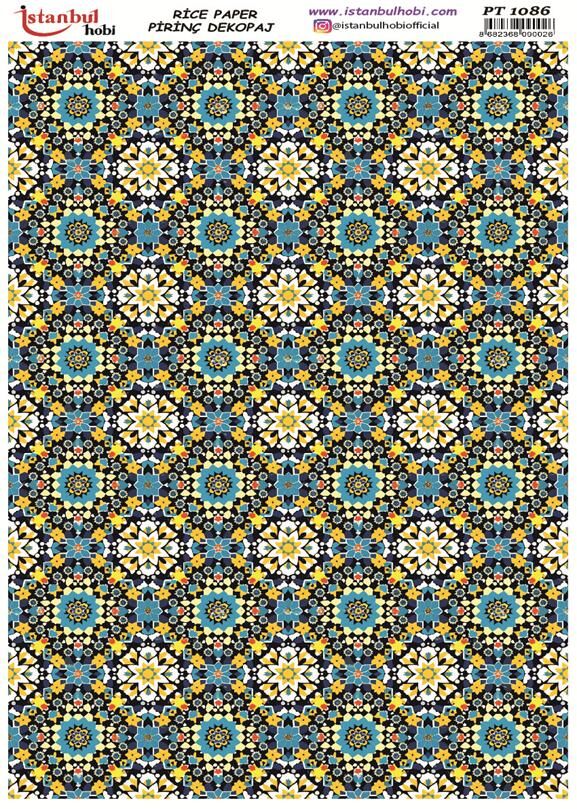 Pirinç Dekopaj Kağıdı 30x42cm PT-1086