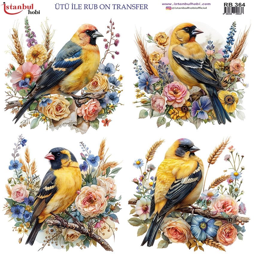 Ütü İle Rub On Transfer 30x30cm RB364