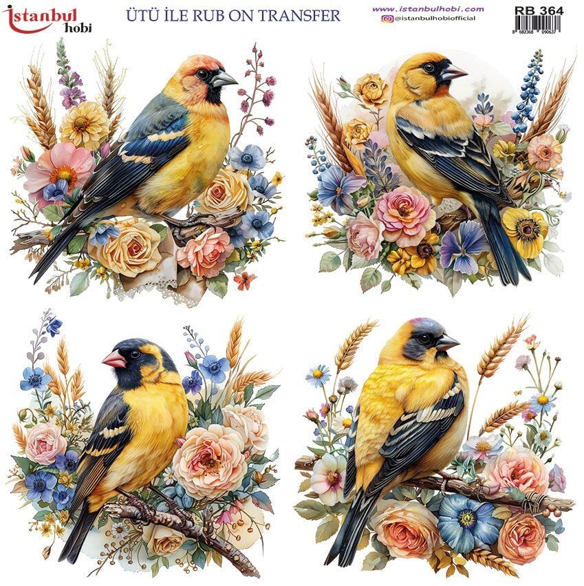 Ütü İle Rub On Transfer 30x30cm RB364