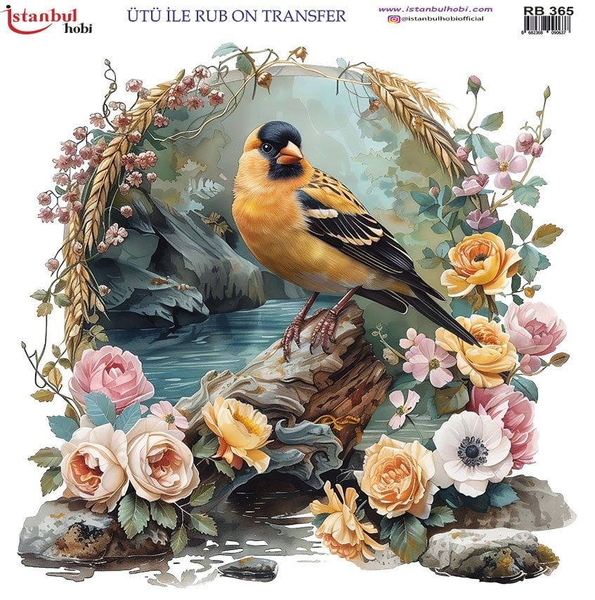 Ütü İle Rub On Transfer 30x30cm RB365